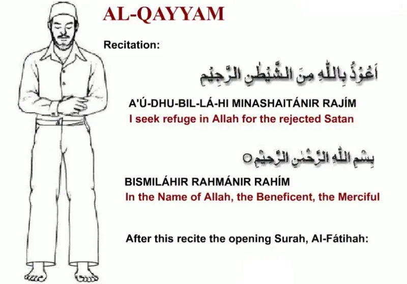 Al-Qayyam (Takbeer, Ta'awwuz & Tasmiyah)