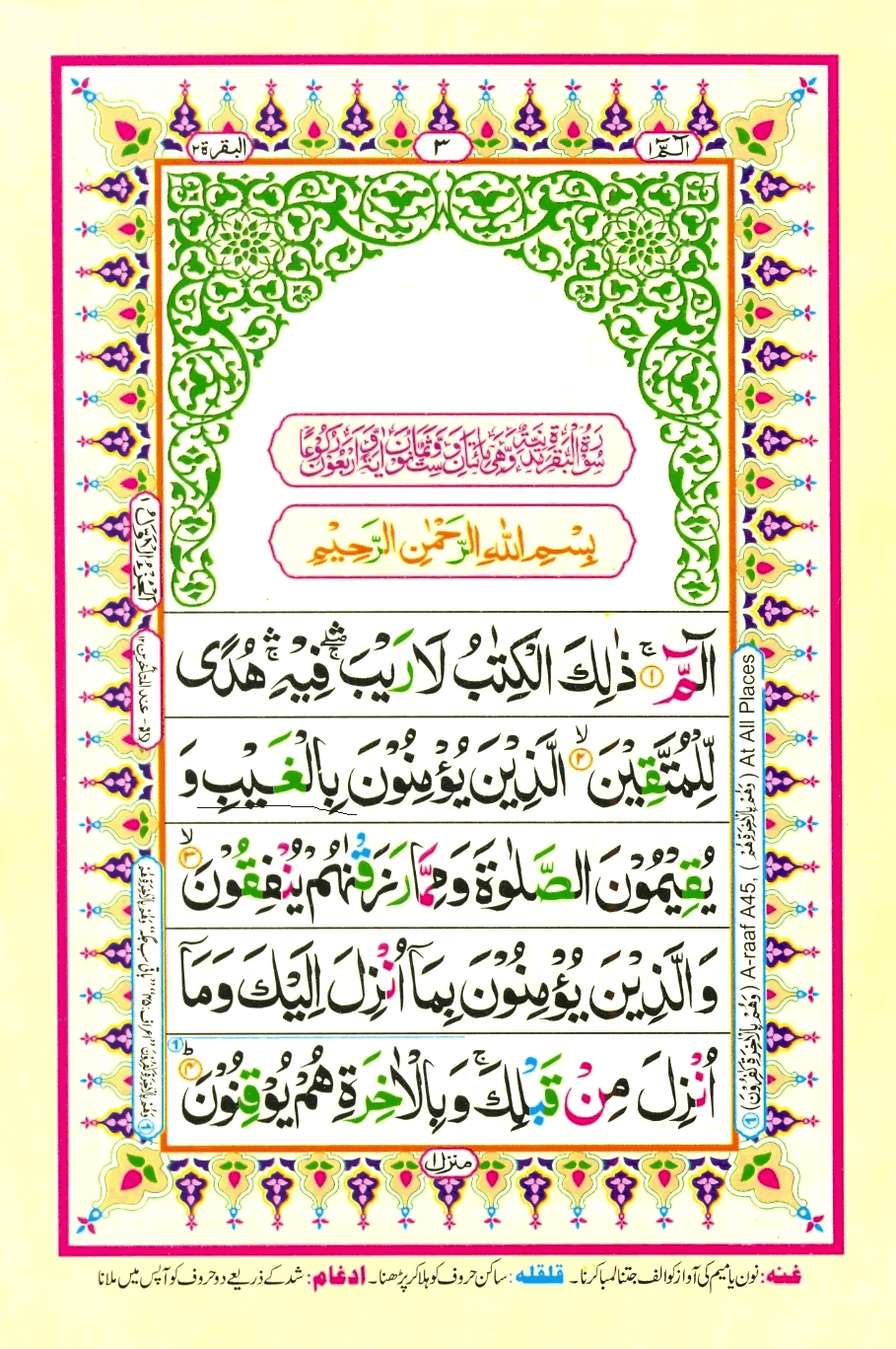 Holy Quran Para 1 (Alif Lam Meem) — Page 2 of 19